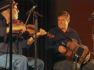 Fiddler, accordion player